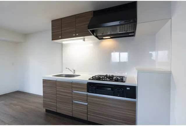 N's PARK Residence Takadanobaba - Interior - ["Kitchen", "Apartment", "Major appliance"]