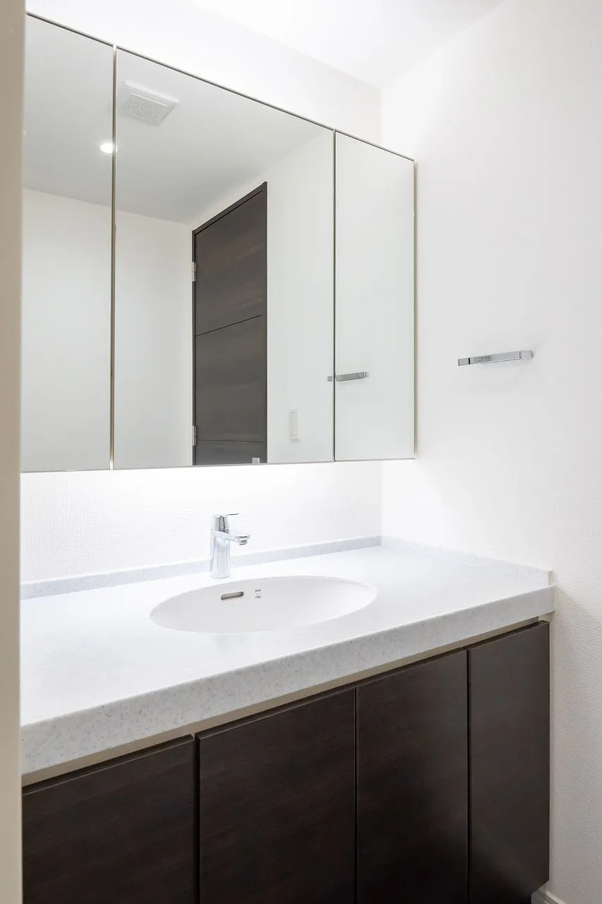 Platine Nishi Shinjuku - Interior - ["Mirror", "Tap", "Sink"]