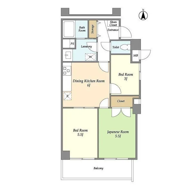 Vera Heights Meguro Garden - Floor Plan - ["Rectangle", "Parallel", "Font"]