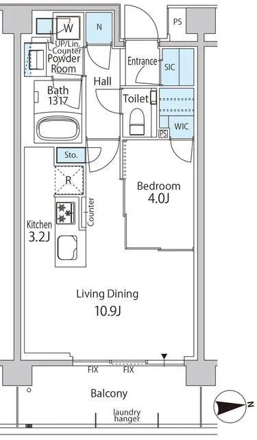 Green Residence Akasaka - Floor Plan - ["Rectangle", "Line", "Schematic"]