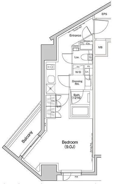 The Park Habio Ebara Nakanobu Place - Floor Plan - ["Diagram", "Plan", "Wood flooring"]