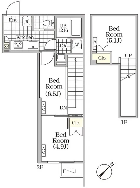 BRICK RESIDENCE Meguro Honcho - Floor Plan - ["White", "Technical drawing", "Floor plan"]