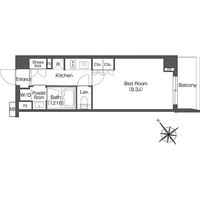 CONTRAL NAKAMEGURO - Floor Plan - ["Rectangle", "Font", "Parallel"]