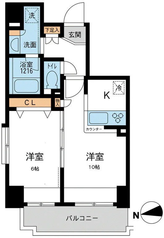 Primal Asakusabashi - Floor Plan - ["Apartment"]