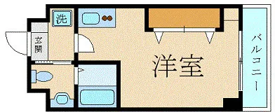Sky Court Ryogoku Ichibankan - Floor Plan - ["Plumbing fixture", "Sink"]