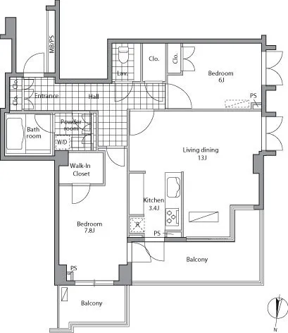 RESIDIA Gotenyama - Floor Plan - ["Product", "Schematic", "Font"]