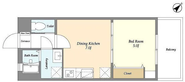 Wilterrace Oshiage - Floor Plan - ["White", "Floor plan", "Diagram"]