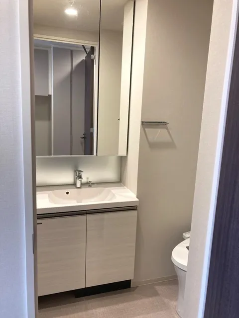 Lefon Progre Kiyosumi Shirakawa Premier - Interior - ["Mirror", "Tap", "Bathroom cabinet"]