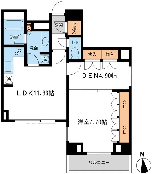 Residence Shirokane Colore - Floor Plan - ["Plan", "Design", "Diagram"]