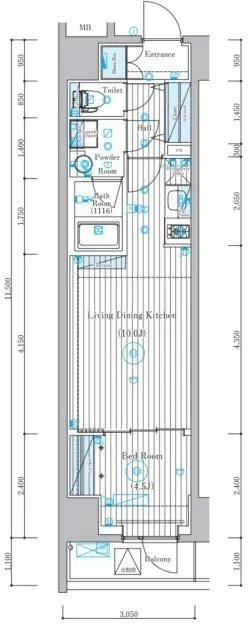 Miraize Kitasenju Residence - Floor Plan - []