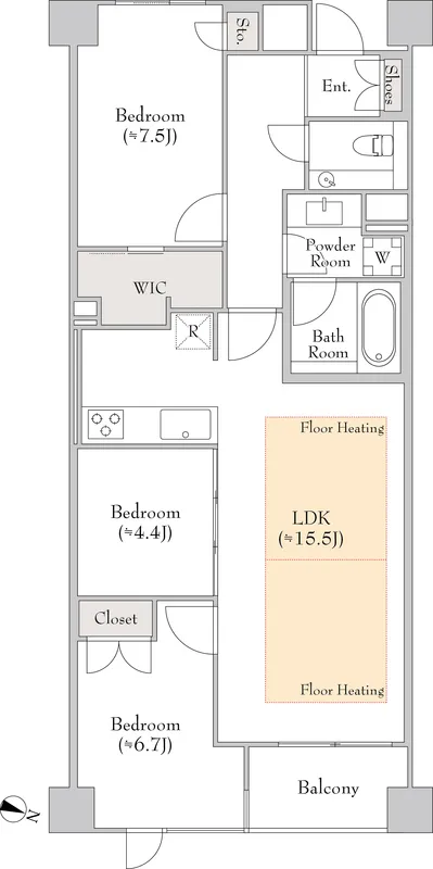 Dash Living Aoyama - Floor Plan - ["Floor plan"]