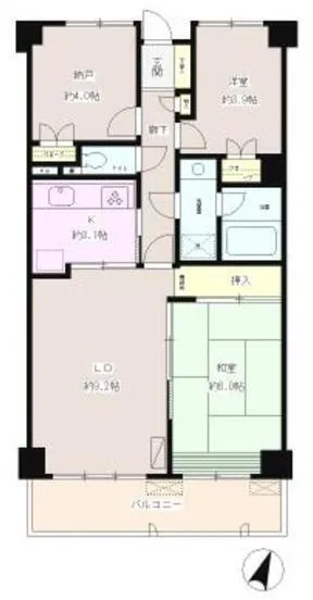 Le Cool Honkomagome - Floor Plan - ["Apartment", "Condominium", "High-rise building"]