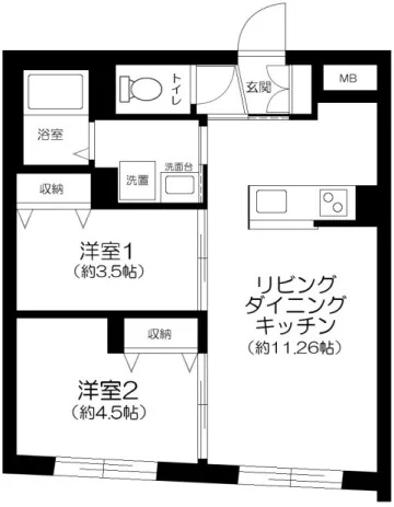 CENTRAL GARDEN RESIDENCE TOKYO - Floor Plan - ["White", "Plan", "Floor plan"]