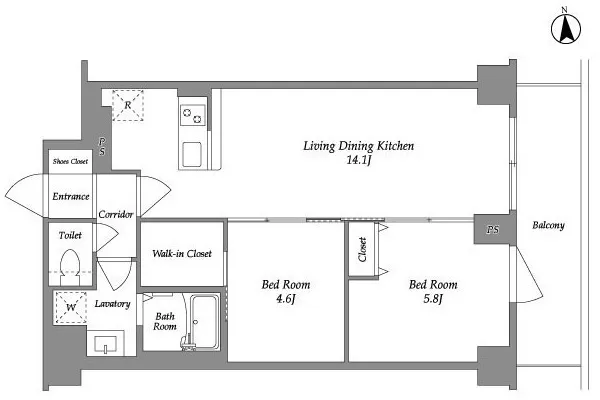 KDX Residence Kamiitabashi - Floor Plan - ["White", "Diagram", "Plan"]