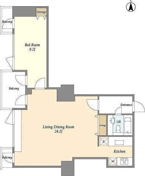Prime Square City - Floor Plan - ["White", "Line", "Black"]