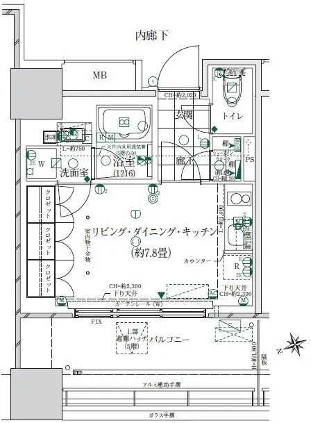 Laurel Tower Renai Hamamatsucho - Floor Plan - ["White", "Plan", "Diagram"]