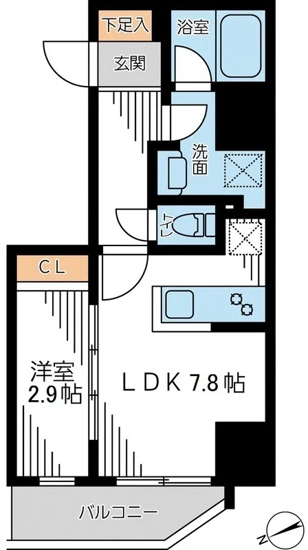 The Park Cross Monzen-Nakacho - Floor Plan - ["Apartment"]