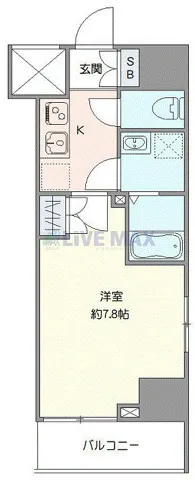 Genovia Asakusa IV Sky Garden - Floor Plan - []