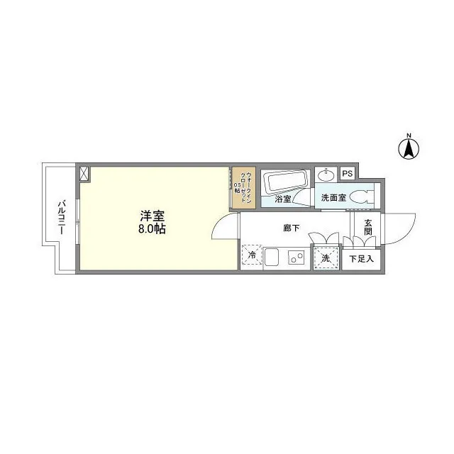 Comforia Sakura Josui - Floor Plan - ["Rectangle", "Parallel", "Font"]