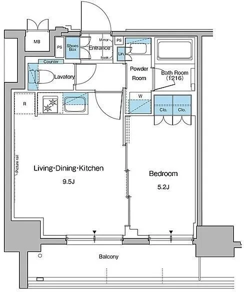 Lefon Progres Akihabara Marks - Floor Plan - ["Diagram", "Plan", "Floor plan"]