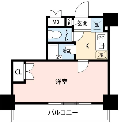 Mynavi STAY Tsukishima - Floor Plan - []