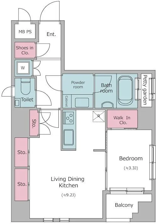 Residia Kanda - Floor Plan - ["Floor plan"]