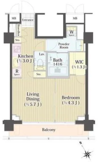 Park Tiara Kitamagome - Floor Plan - ["Floor plan"]