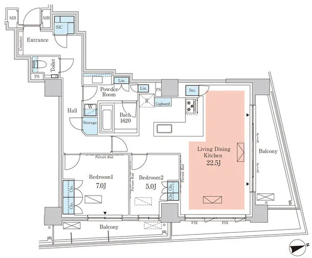 Park Axis Motoazabu - Floor Plan - ["White", "Diagram", "Map"]