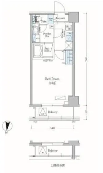 Urbanex Morishita II - Floor Plan - ["Diagram", "Plan"]