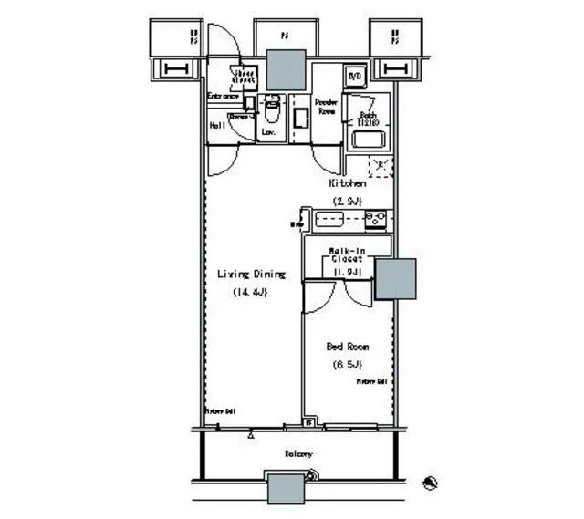 The Tokyo Towers Midtower - Floor Plan - ["Floor plan", "Diagram", "Plan"]
