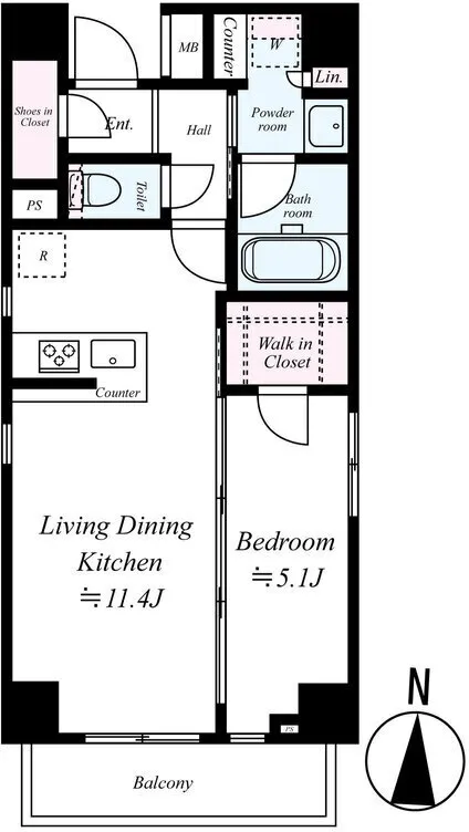 AXAS Kinshicho - Floor Plan - ["Plan"]