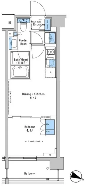 Lefon Progres Nakano Fujimicho The Residence - Floor Plan - []