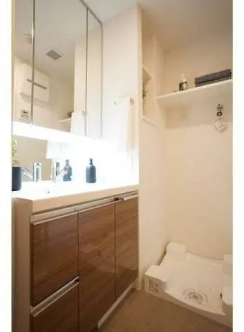 Brides Higashi-Nihonbashi - Interior - ["Bathroom Sink", "Bathroom cabinet", "Flooring"]