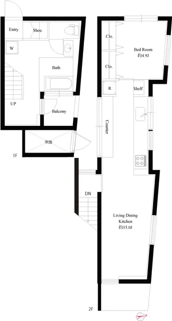 Square Court Waseda - Floor Plan - ["Parallel", "Rectangle", "Plan"]