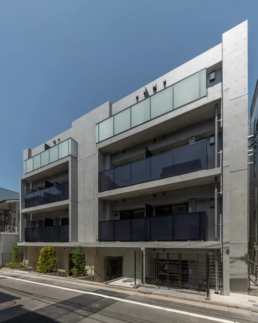 Nakano Shinbashi Residence - Exterior - ["Urban design", "Apartment", "Concrete"]