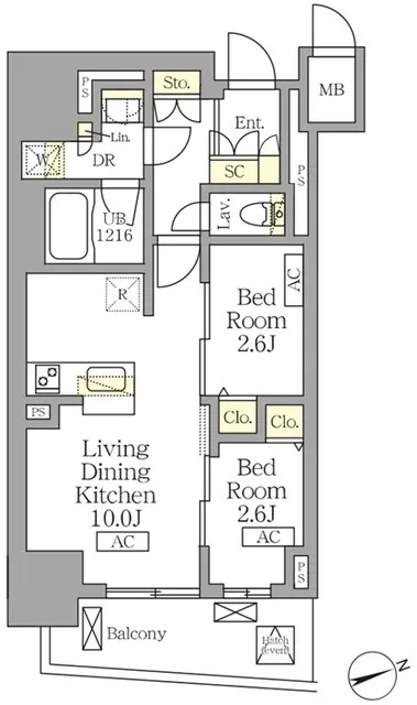 Terrace Kitasenju - Floor Plan - ["Floor plan"]