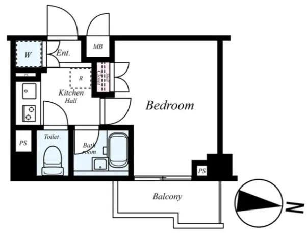 Louvre Kamata Minami 6th Building - Floor Plan - []