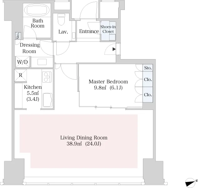 Central Park Tower La Tour Shinjuku - Floor Plan - ["Floor plan", "Diagram", "Plan"]