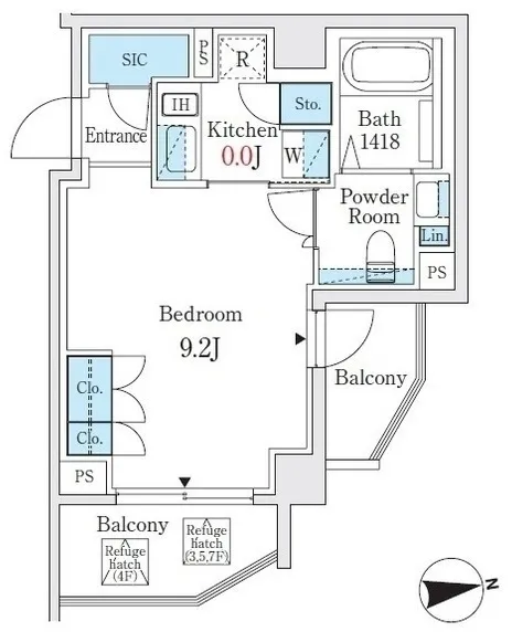 M Residence Nakano Sakaue - Floor Plan - ["Plan", "Floor plan", "Diagram"]