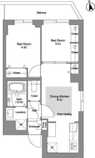 Comfortia Liv Bunkyo Sendagi - Floor Plan - ["Diagram", "Plan", "Map"]