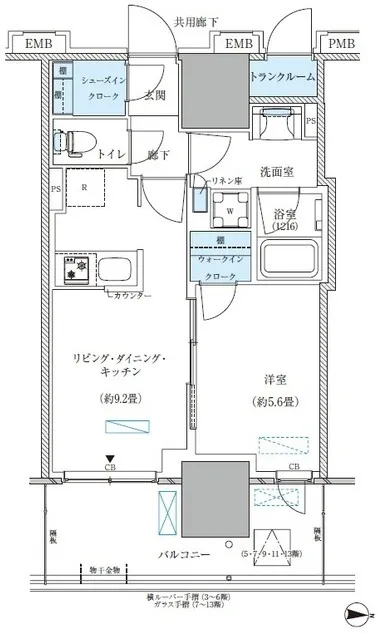 Park Axis Nishi-Ojima Comfort Square - Floor Plan - ["Diagram", "Plan", "Floor plan"]