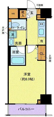 Claysia Akihabara Luxe Sweet - Floor Plan - ["Apartment"]