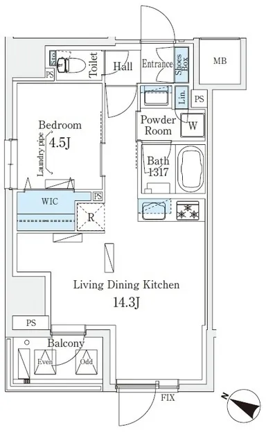 Urban Breeze Ebisu - Floor Plan - ["White", "Diagram", "Plan"]