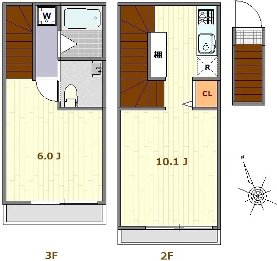 AMATERRACE Magome - Floor Plan - ["Wood stain", "Hardwood", "Plywood"]