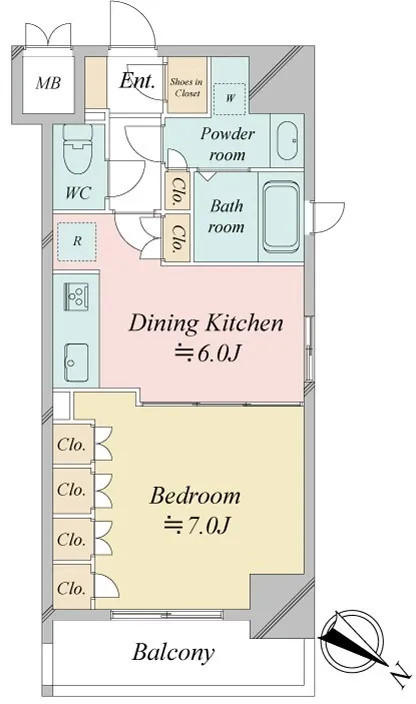 Premier Stage Komagome - Floor Plan - ["White"]