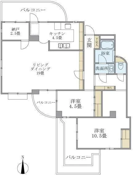 Ochiai Music Heim - Floor Plan - ["Plan", "Diagram", "Technical drawing"]