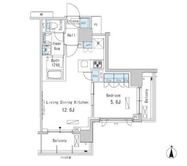 Park Axis Kamata Station Gate - Floor Plan - ["Floor plan", "Plan", "Diagram"]