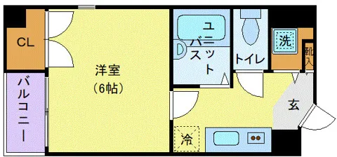Ville Nihonbashi Hakozaki - Floor Plan - ["Plumbing fixture"]