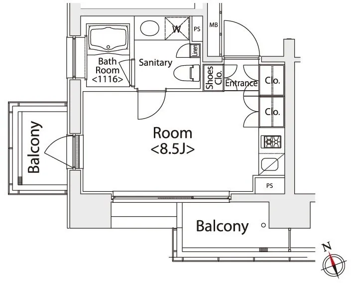 Castalia Togoshi - Floor Plan - ["White", "Diagram", "Plan"]