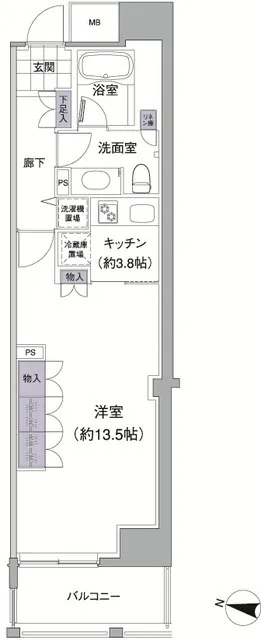 Avity Meguro  - Floor Plan - ["Floor plan", "Drawing", "Parallel"]